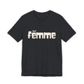 "Hard Femme" Tee | White T-Shirt, Minimal Feminine Typography