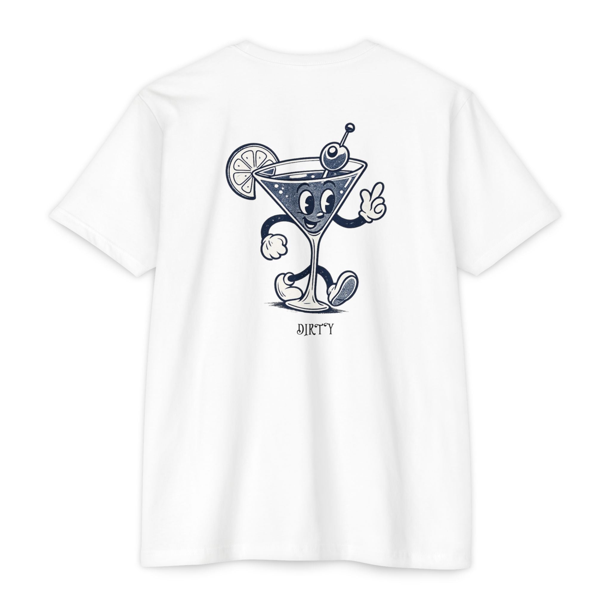 Dirty Martini Graphic T-Shirt — Retro Cocktail Tee
