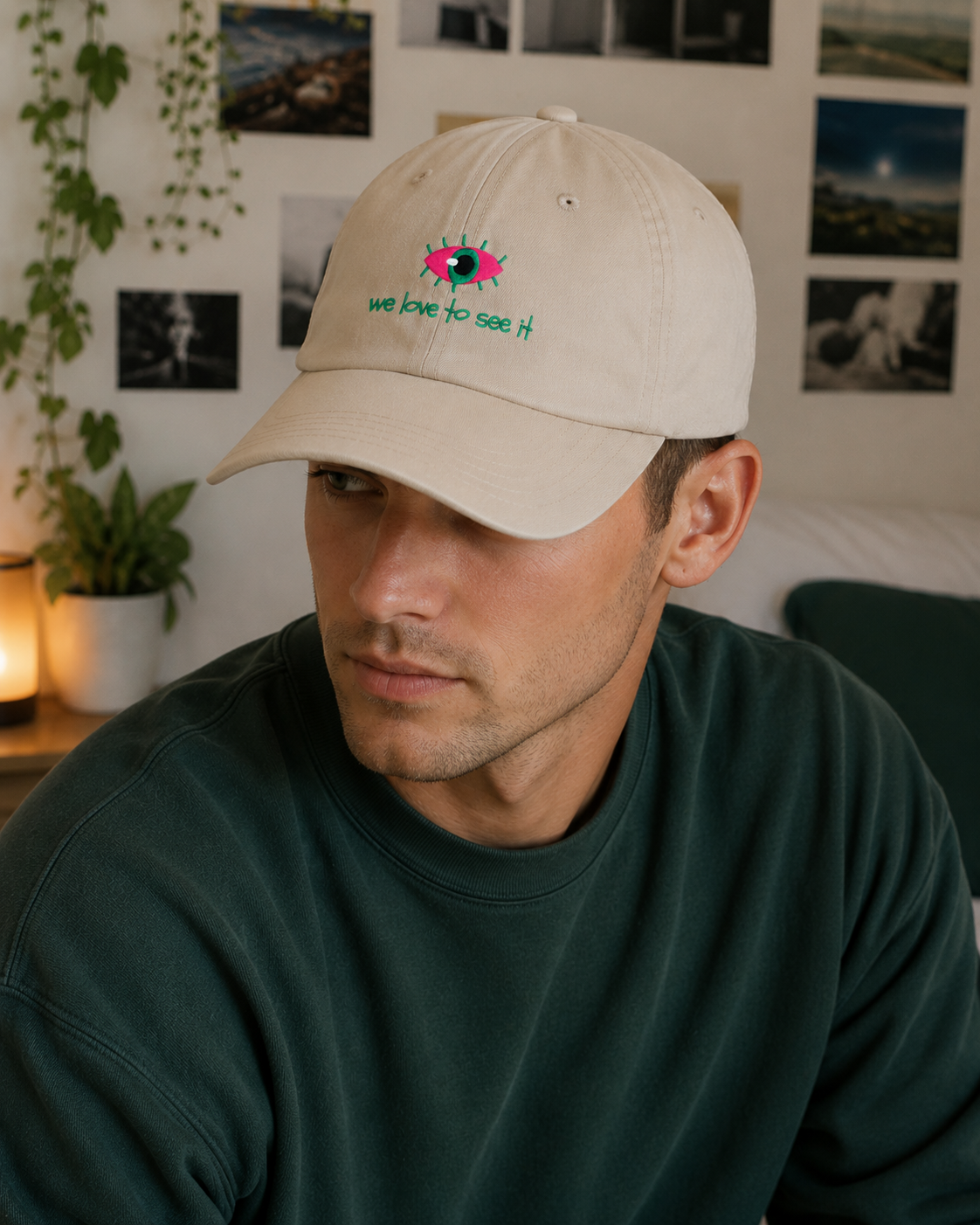 “we love to see it” - Embroidered Dad Cap