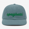 Embroidered Spaghetti Script on Corduroy Cap